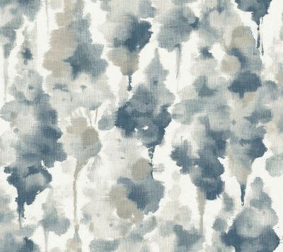 product image of sample mirage wallpaper in navy by candice olson for york wallcoverings 1 552