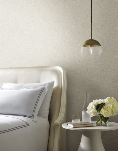 product image for Tempest Wallpaper in Ivory by Candice Olson for York Wallcoverings 88