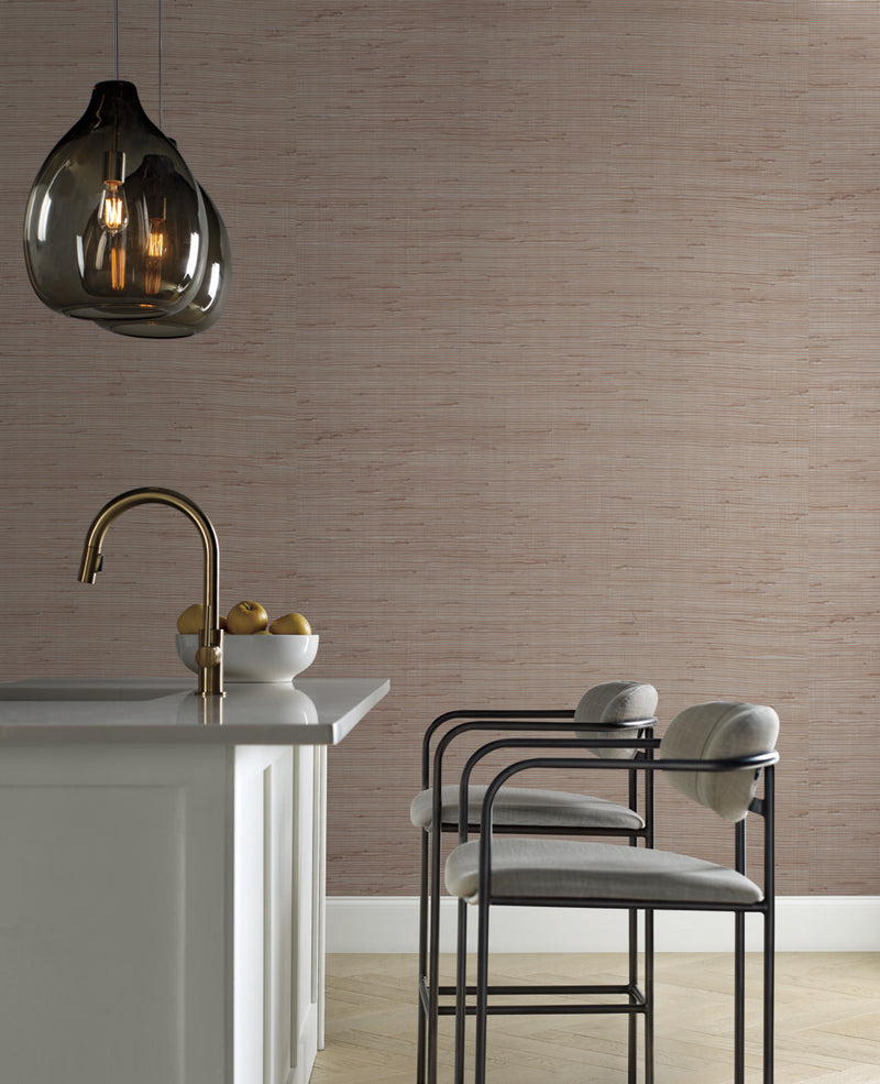 media image for Metallic Jute Wallpaper in Silver/Tan by Candice Olson for York Wallcoverings 260