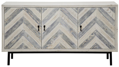 product image for reclaimed lumber chevron sideboard 1 20