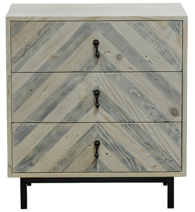 product image for reclaimed lumber chevron nightstand 1 60