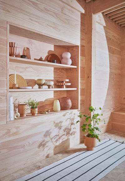 product image for hagi vase dusty lemonade by oyoy 3 32