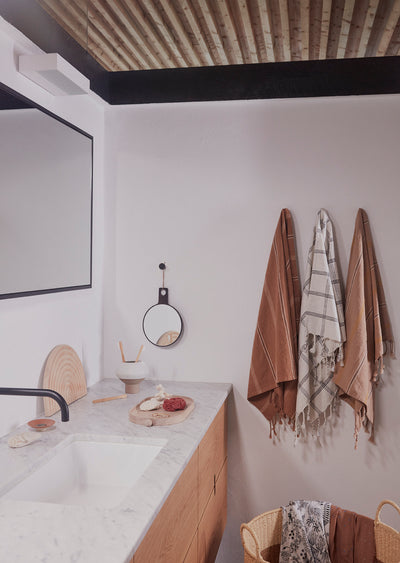 product image for kyoto bath towel dark caramel by oyoy 3 25