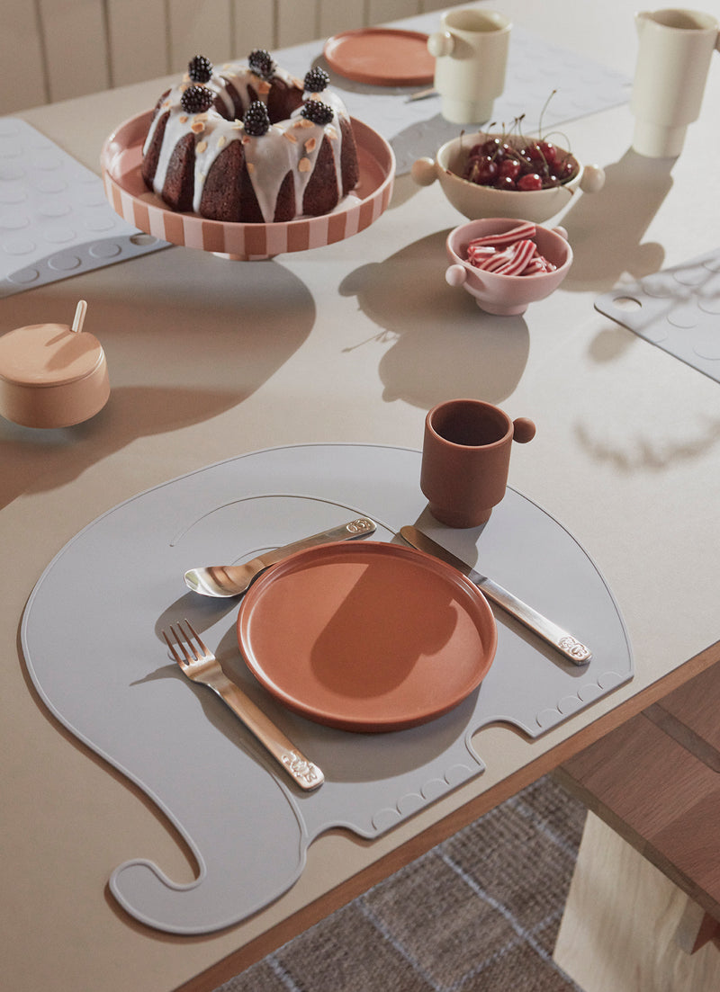 media image for placemat henry elephant pale blue by oyoy 2 260