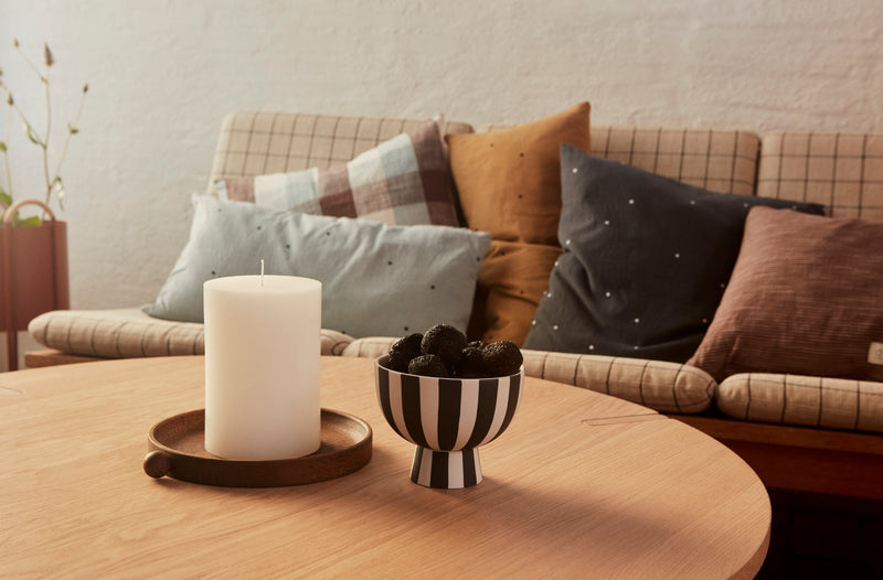 media image for kyoto dot cushion long dusty blue by oyoy l300288 2 246