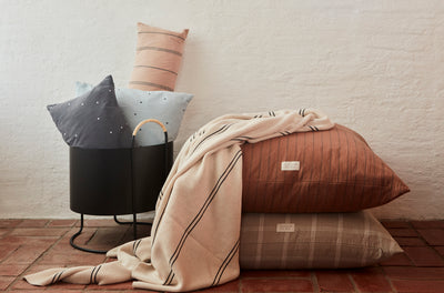 product image for rivi living blanket offwhite black by oyoy l300229 2 38