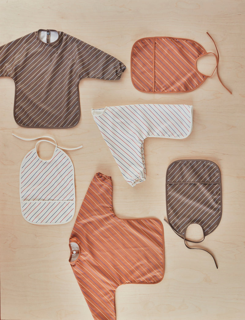 media image for bib striped pack of 2 mellow choko by oyoy m107167 2 280