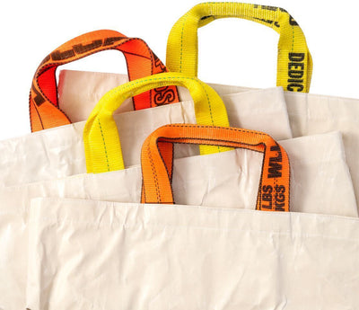 product image for large vintage sling belt handle tote design by puebco 12 55