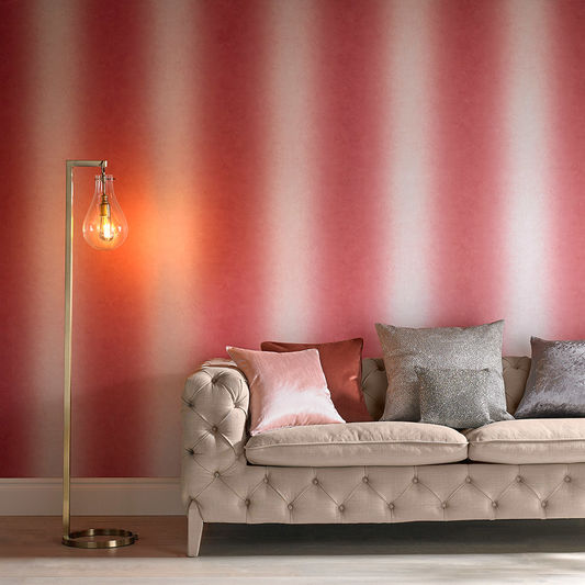 media image for Ombre Stripe Wallpaper in Blossom from the Exclusives Collection by Graham & Brown 299