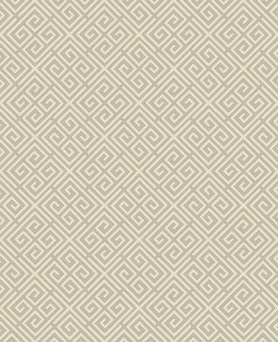 product image of omega taupe geometric wallpaper from the symetrie collection by brewster home fashions 1 553