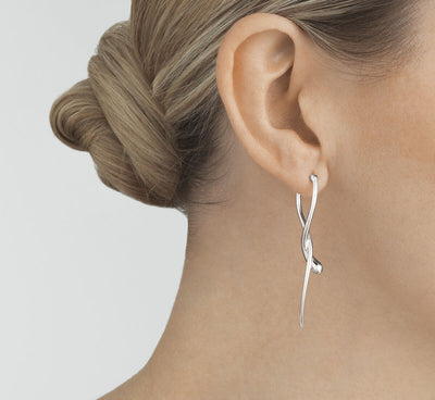 product image for Mercy Silver Earrings in Various Styles by Georg Jensen 40