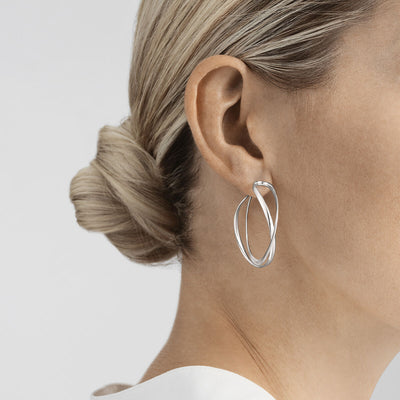 product image for Infintiy Silver Earrings in Various Styles by Georg Jensen 6