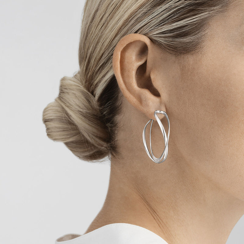 media image for Infintiy Silver Earrings in Various Styles by Georg Jensen 213