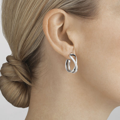 product image for Infintiy Silver Earrings in Various Styles by Georg Jensen 42