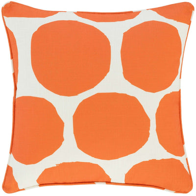product image for on the spot orange indoor outdoor decorative pillow by annie selke fr611 pil22kit 1 22