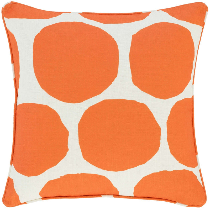 media image for on the spot orange indoor outdoor decorative pillow by annie selke fr611 pil22kit 1 214