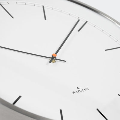 product image for One25 Silent Wall Clock White Index by Huygens 66