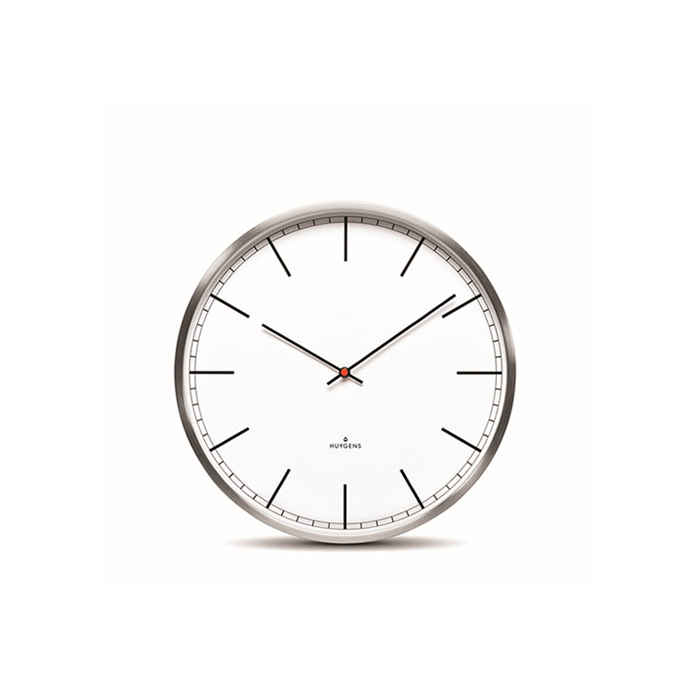 media image for One25 Silent Wall Clock White Index by Huygens 298