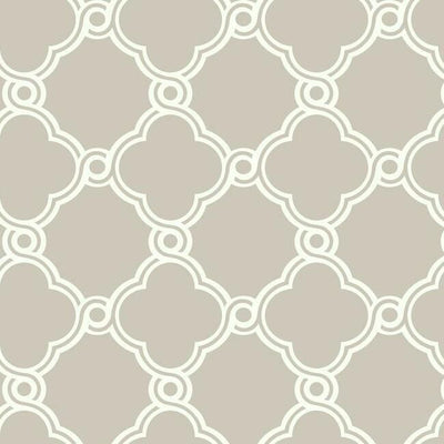 product image of sample open trellis wallpaper in taupe from the silhouettes collection by york wallcoverings 1 521