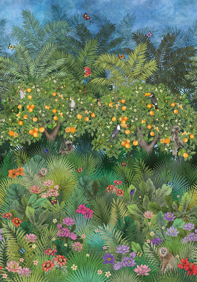 product image for Orange Grove Wallpaper in Multi from the Daydreams Collection by Matthew Williamson for Osborne & Little 70