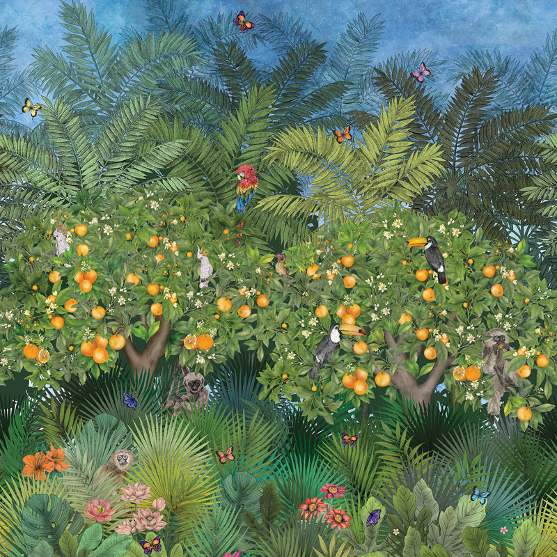 media image for sample orange grove wallpaper in multi from the daydreams collection by matthew williamson for osborne little 1 20