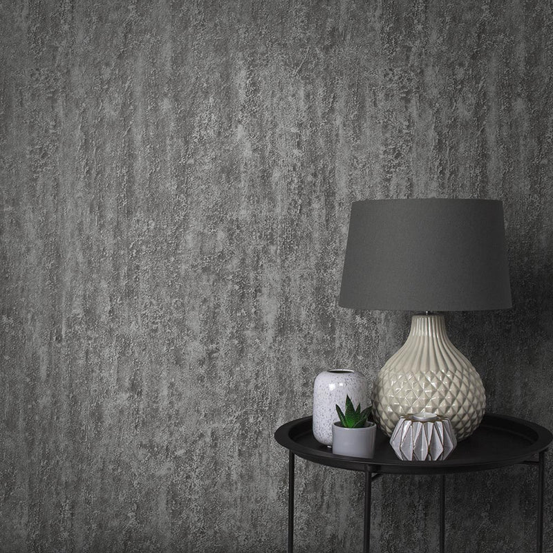 media image for Orbit Wallpaper in Deep Silver from the Exclusives Collection by Graham & Brown 223