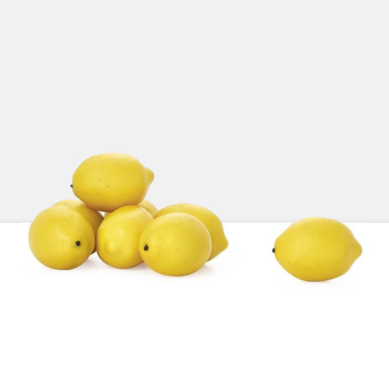 media image for orchard 8 piece faux fruit decor set lemons by torre tagus 1 256