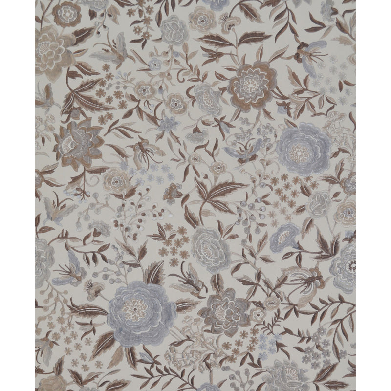 media image for Oriental Garden Wallpaper in Cream and Silver by Missoni Home for York Wallcoverings 280