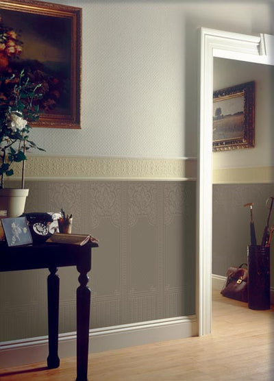 product image of Oriental Paintable Dado Wallpaper design by Brewster Home Fashions 584