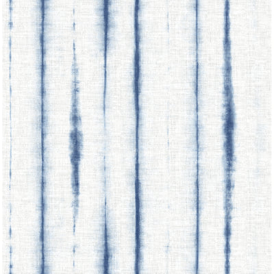 product image for Orleans Shibori Faux Linen Wallpaper in Blue from the Pacifica Collection by Brewster Home Fashions 90
