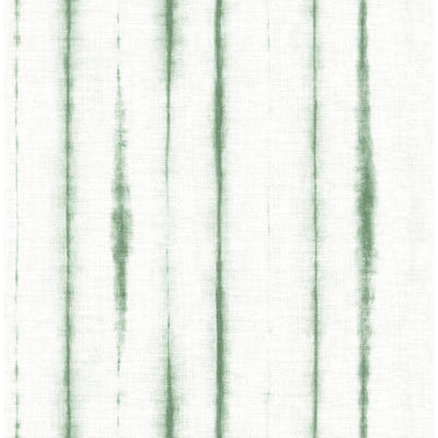 product image of sample orleans shibori faux linen wallpaper in green from the pacifica collection by brewster home fashions 1 510
