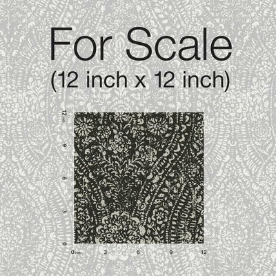 product image for Ornate Ogee Peel & Stick Wallpaper in Black by RoomMates for York Wallcoverings 51