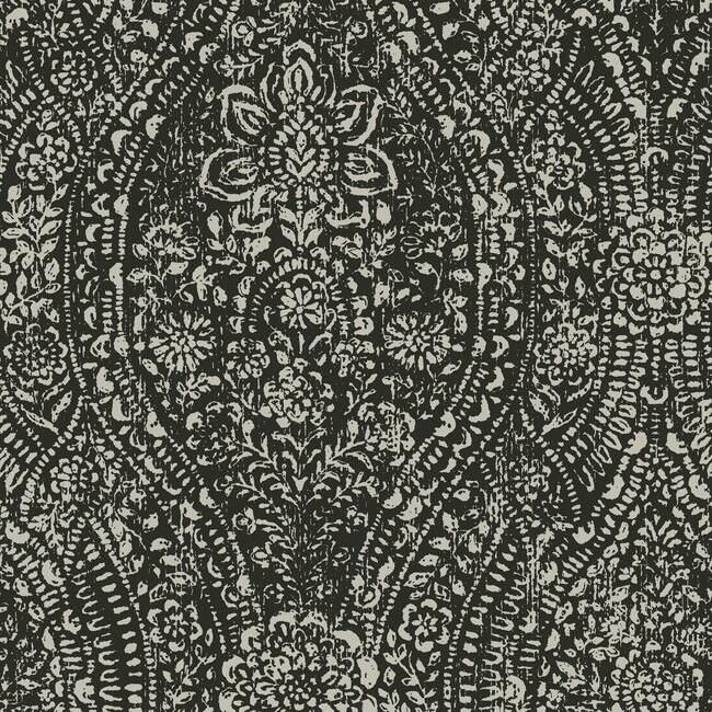 media image for Ornate Ogee Peel & Stick Wallpaper in Black by RoomMates for York Wallcoverings 28