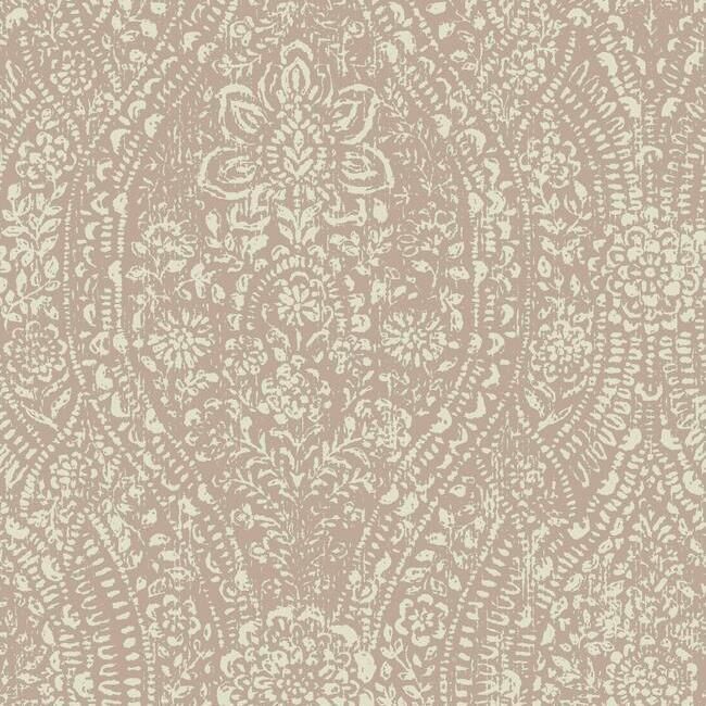 media image for Ornate Ogee Peel & Stick Wallpaper in Blush by RoomMates for York Wallcoverings 239