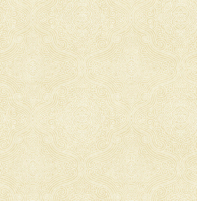product image for Ornate Tilework Wallpaper in Gold from the Caspia Collection by Wallquest 91