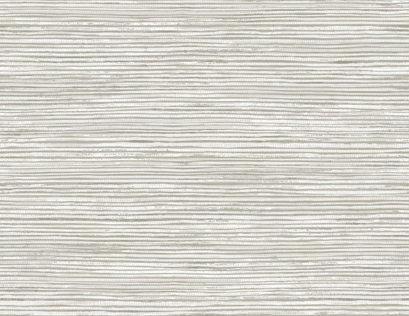 media image for Osprey Faux Grasscloth Wallpaper in Cove Grey and Silver from the Luxe Retreat Collection by Seabrook Wallcoverings 296