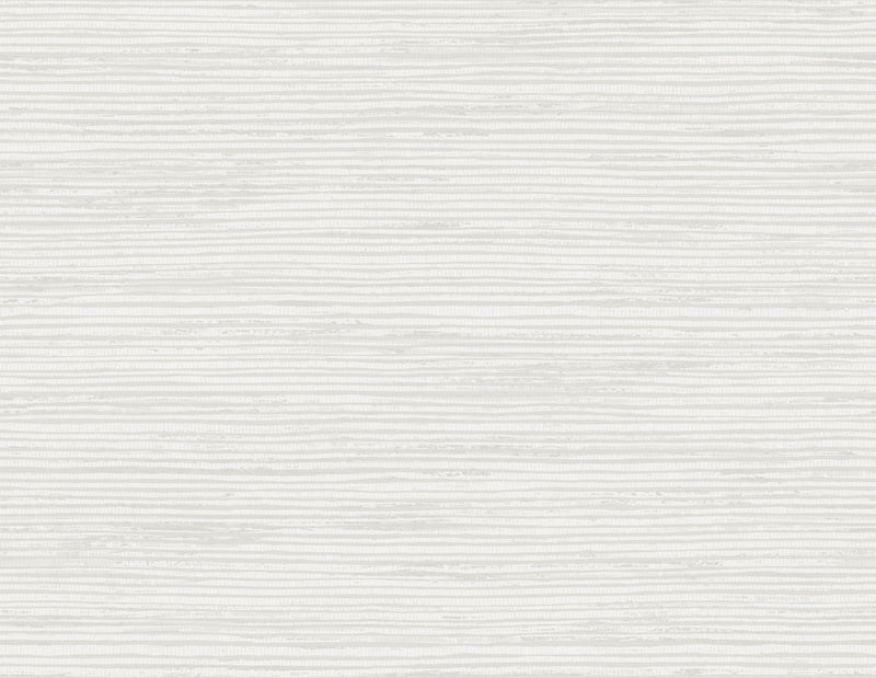 media image for Osprey Faux Grasscloth Wallpaper in Eggshell and Silver from the Luxe Retreat Collection by Seabrook Wallcoverings 281
