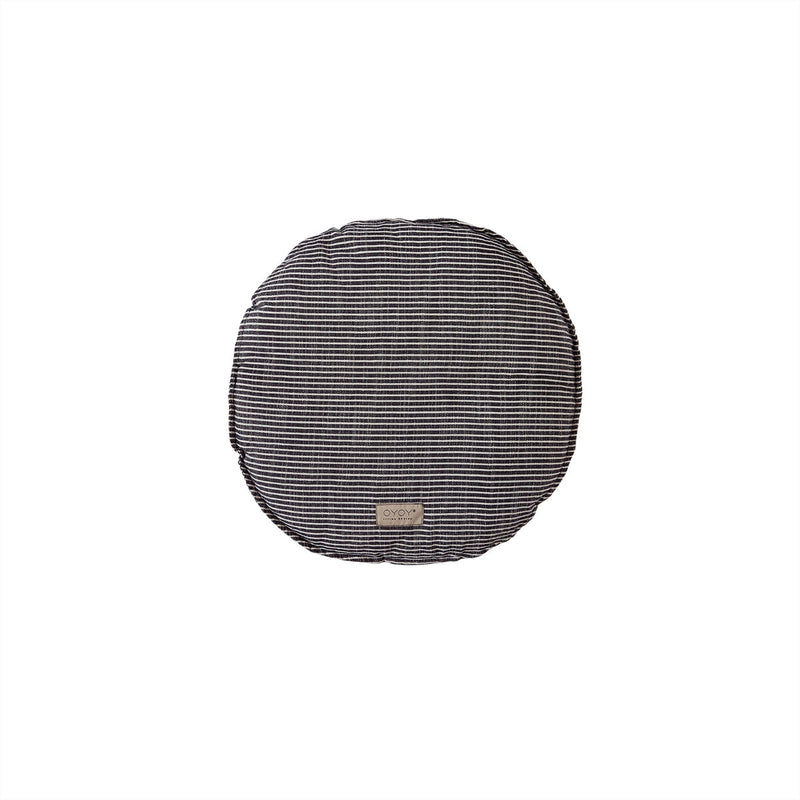 media image for outdoor kyoto cushion round black white 1 235