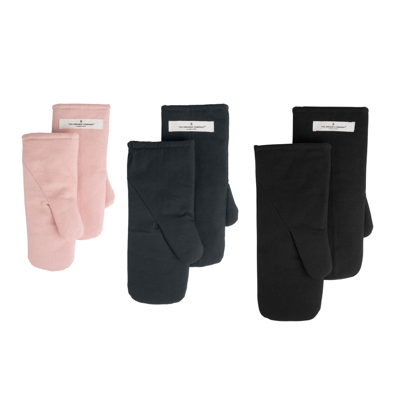 media image for oven mitts in multiple colors and sizes design by the organic company 7 259