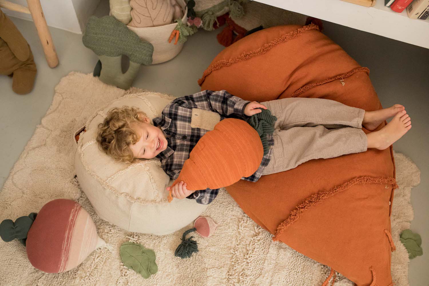 Shop Bean Bag Cathy The Carrot Bean Bag Burke Decor