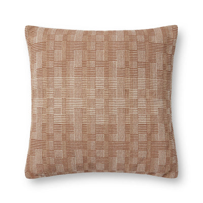 product image of Dolly Hand Woven Clay/Natural Pillow - Open Box 1 545