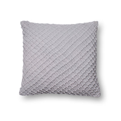 product image of Grey Velvet Pillow by Loloi 552
