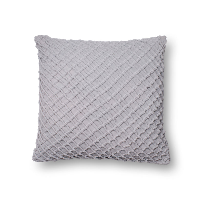 media image for Grey Velvet Pillow by Loloi 262