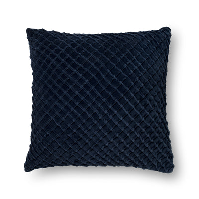 product image of Navy Velvet Pillow by Loloi 547