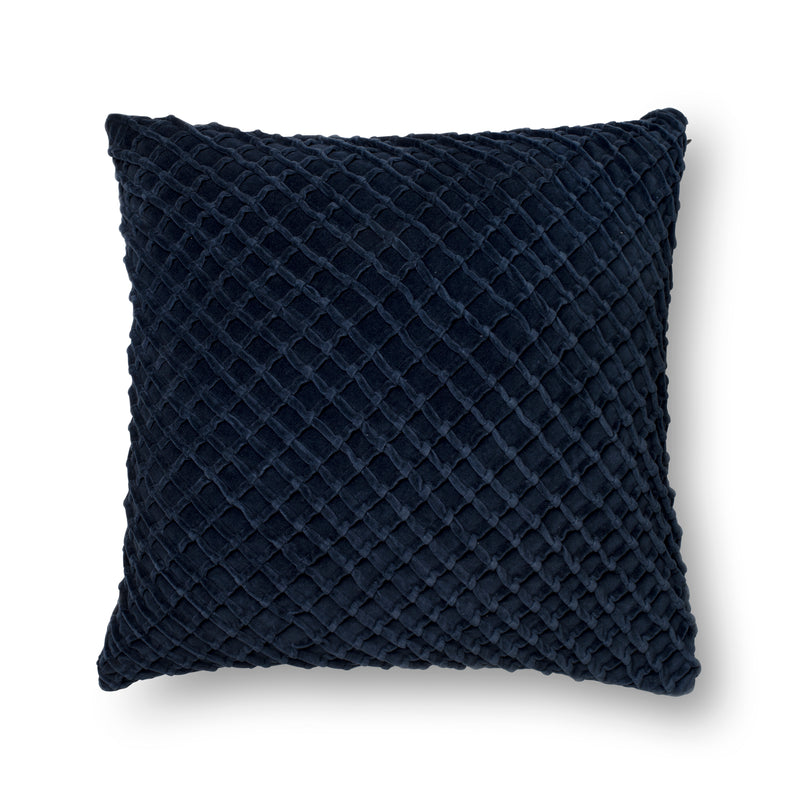 media image for Navy Velvet Pillow by Loloi 232