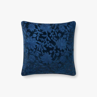 product image of ed pillow in navy by ellen degeneres for loloi 3 1 582