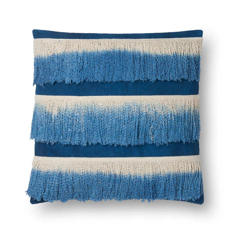 media image for Blue & Ivory Pillow by Loloi 241