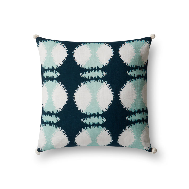 media image for Teal & White Pillow by Justina Blakeney 221