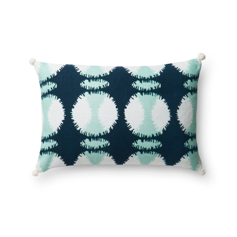 media image for Teal & White Pillow by Justina Blakeney 21