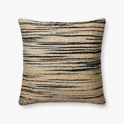 product image for ed pillow in navy beige by ellen degeneres for loloi 1 70